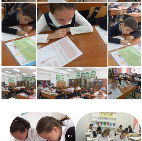 ББЖМ (білім алушылардың білім жетістігін мониторингілеу) бойынша байқау тестілеуін тапсырды.