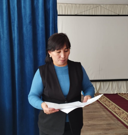 "Авторлық бағдарлама, әдістемелік құралдарды сараптау, эксперттік кеңеске ұсыну" тақырыбында авторлық жұмысты жазу жолдарымен таныстырылым өткізді