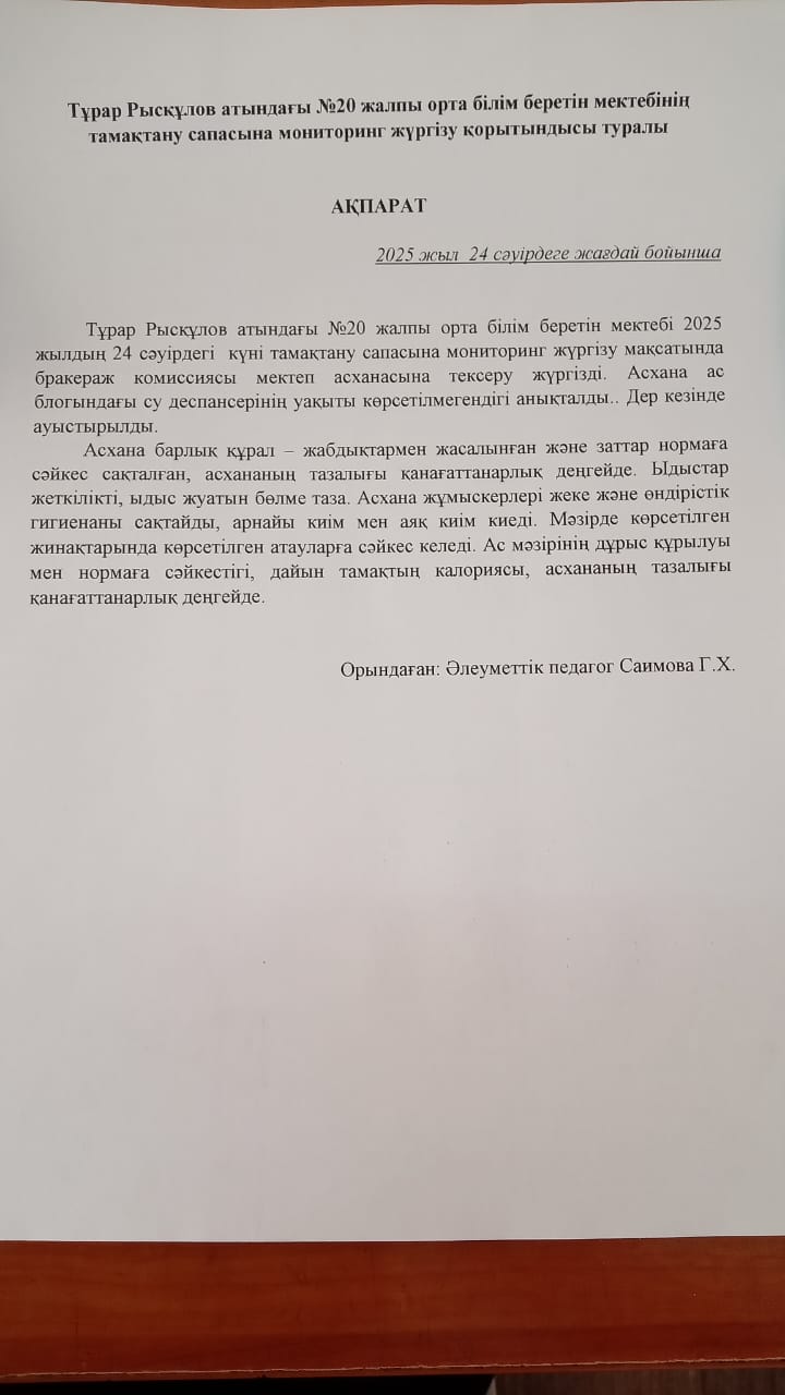 Мониторинг жүргізу актісі 24.04.2025