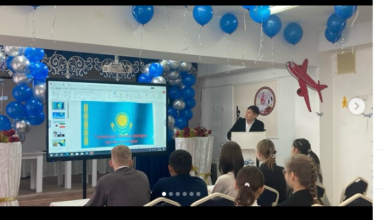 “Тәуелсіздігіміздің жоғары құндылықтары” тақырыбында дәріс оқыды.