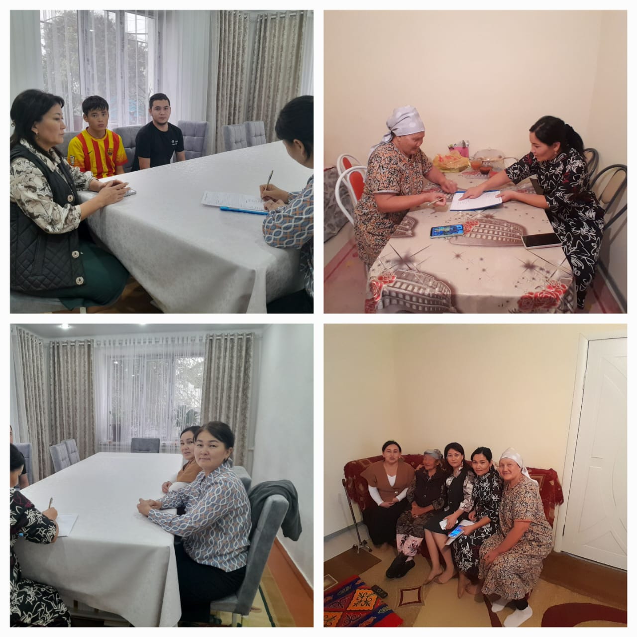 Қамқоршылықтағы балалардың  әлеуметтік-тұрмыстық  жағдайымен танысу жұмыстары