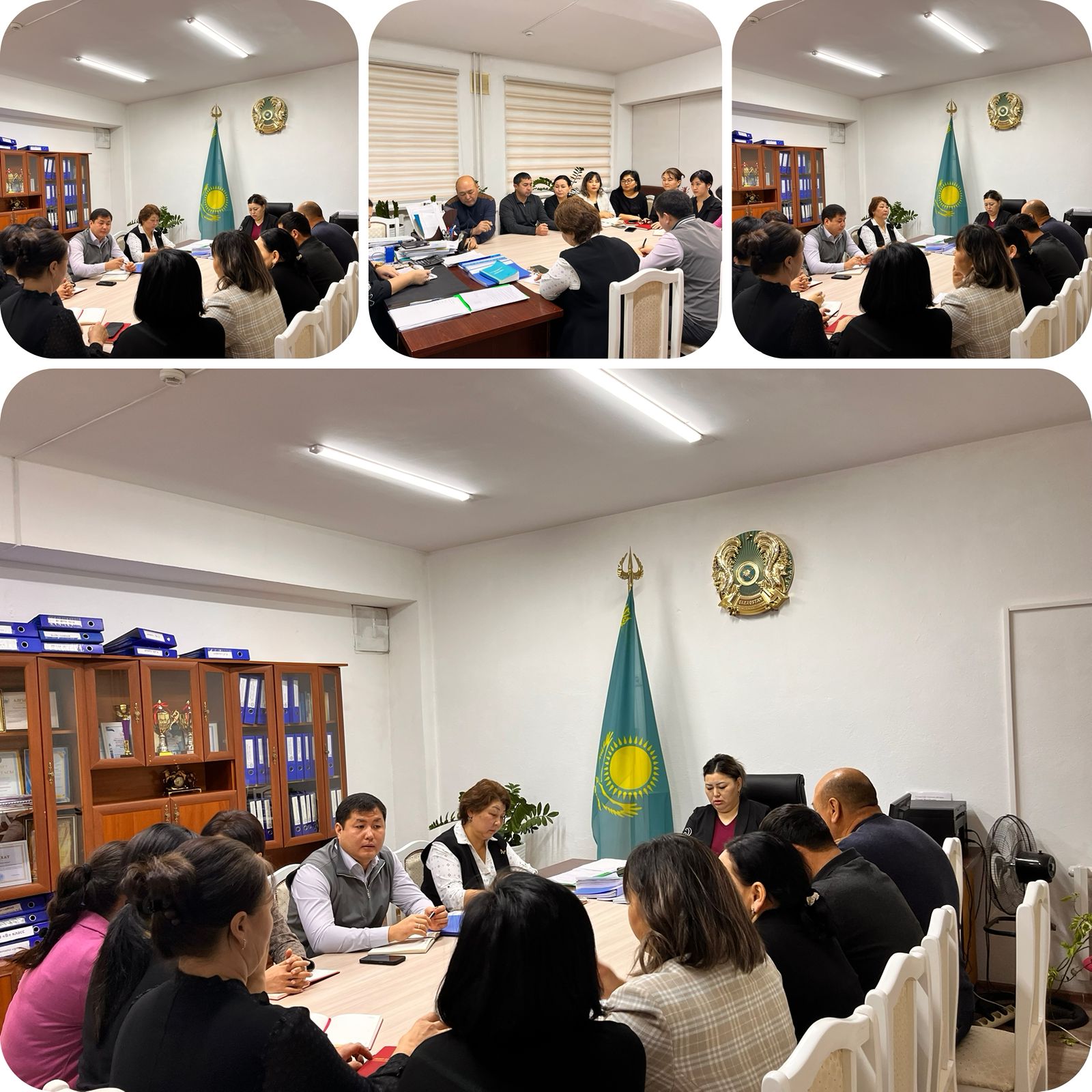 Ағымдағы оқу жылының 8 желтоқсан күні мектеп әкімшілігінің отырысы өтті.